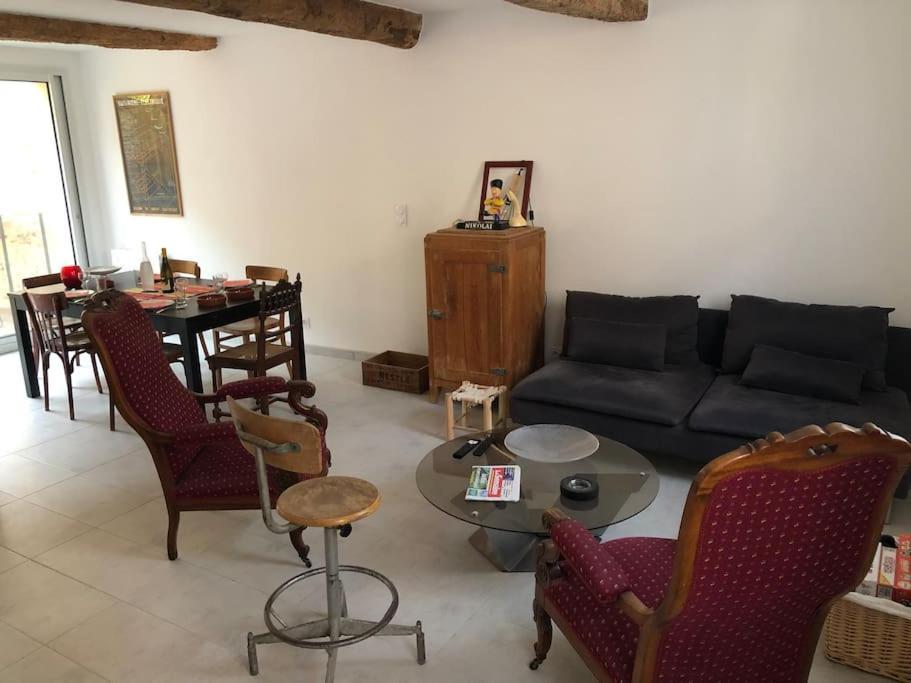 Chez Voltaire Maison Typique Et Son Patio Au Coeur De Thuir Extérieur photo